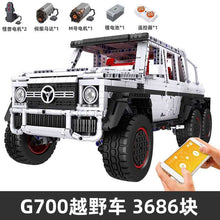 Lade das Bild in den Galerie-Viewer, Mould King 13061 - Off Road Car in White inkl. Motor und RC - Neu - 3686 Teile - OVP
