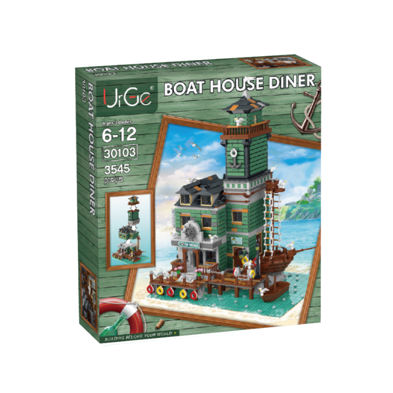 UrGe 30103 - Boat House Diner - Neu - 3353 Teile - OVP